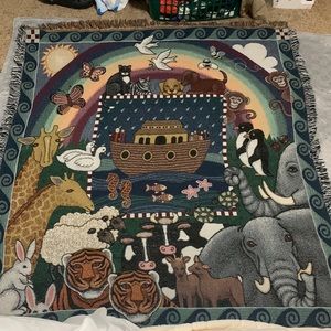 Noah’s Ark Throw Blanket
